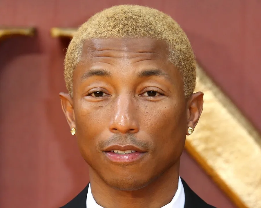 blonde buzz cut for black men