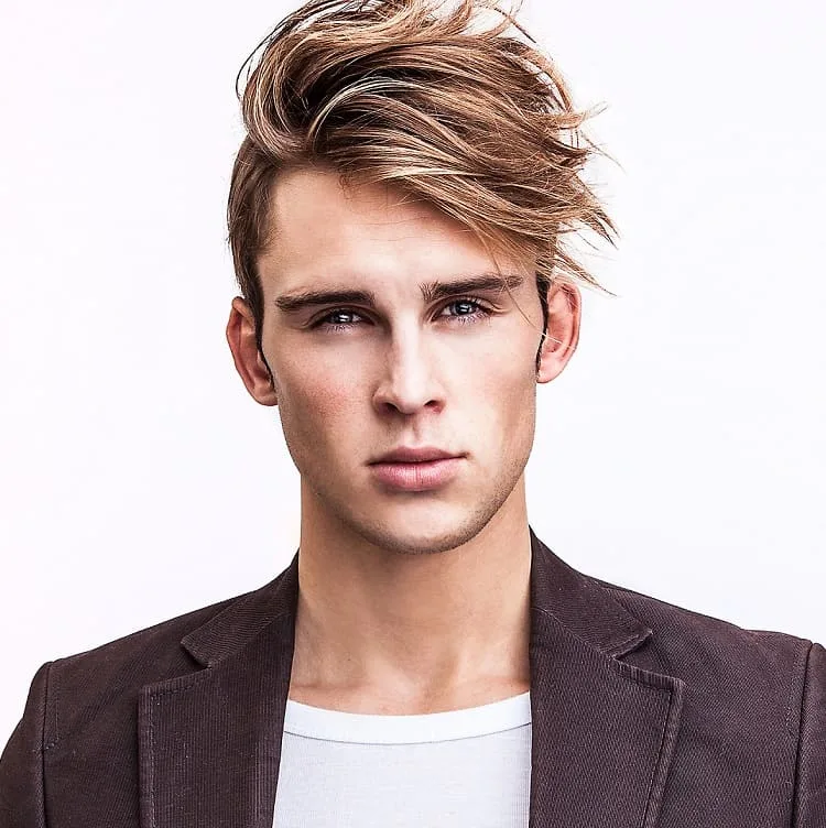 blonde hair color for man