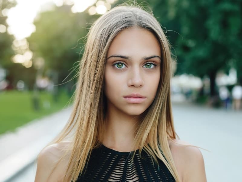 Girl With Blonde Hair And Green Eyes Find Your Perfect Hair Style