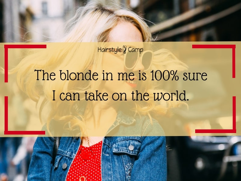 blonde hair quotes 