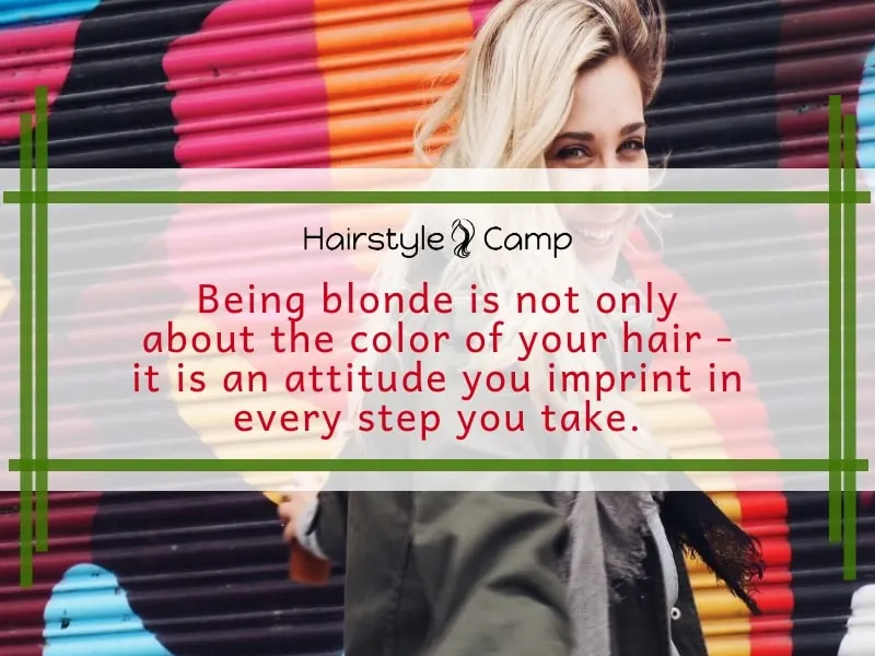 blonde hair sayings 