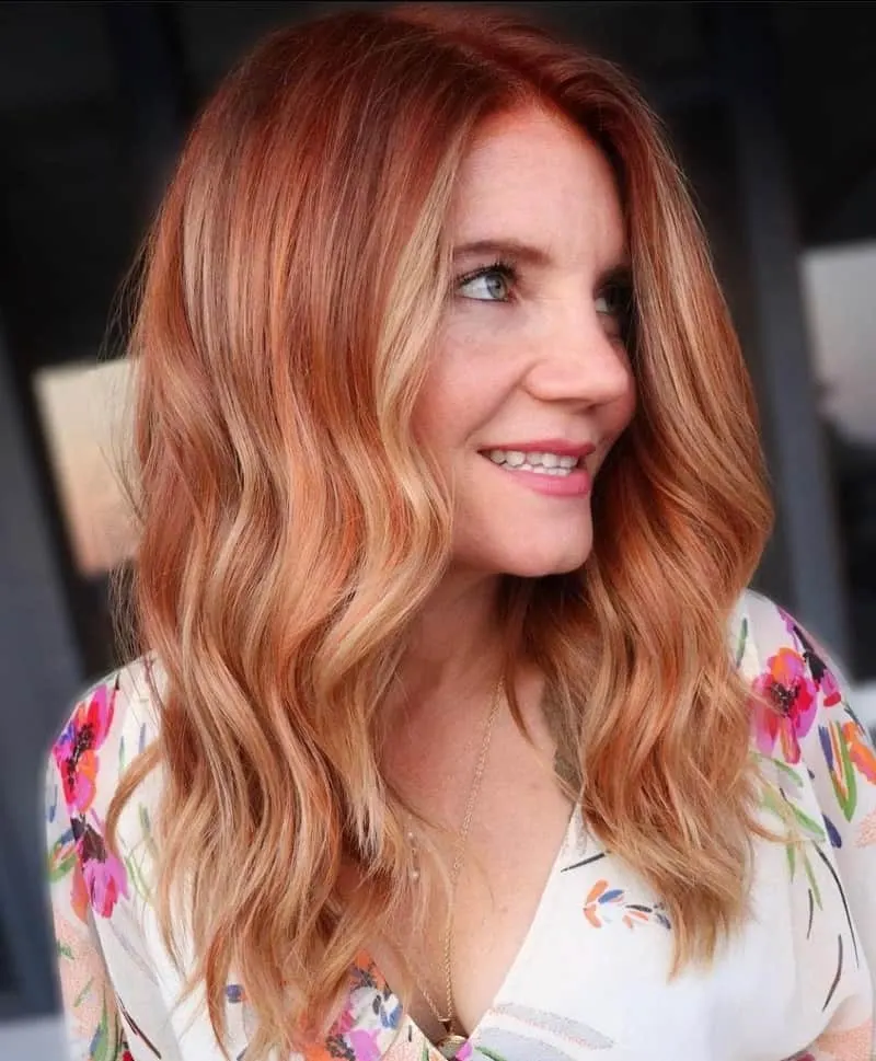 Top 10 Ginger Hair with Blonde Highlights – Hairstyle Camp