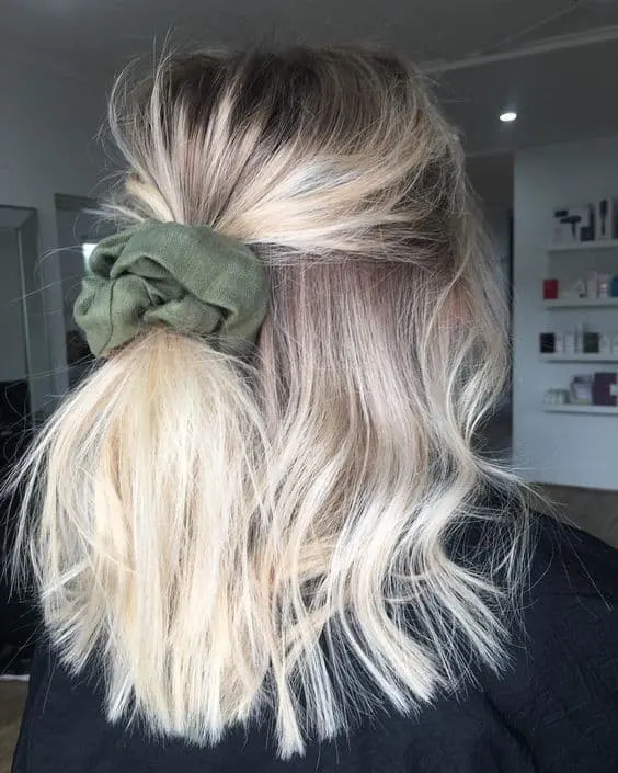 blonde highlights on short hair