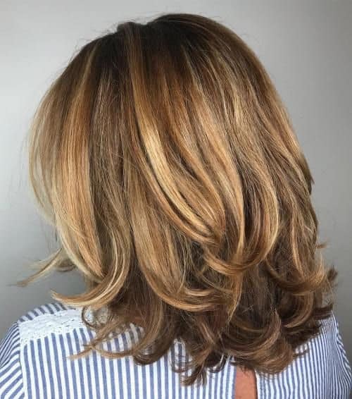 Blonde Layer with Flipped Ends for Women