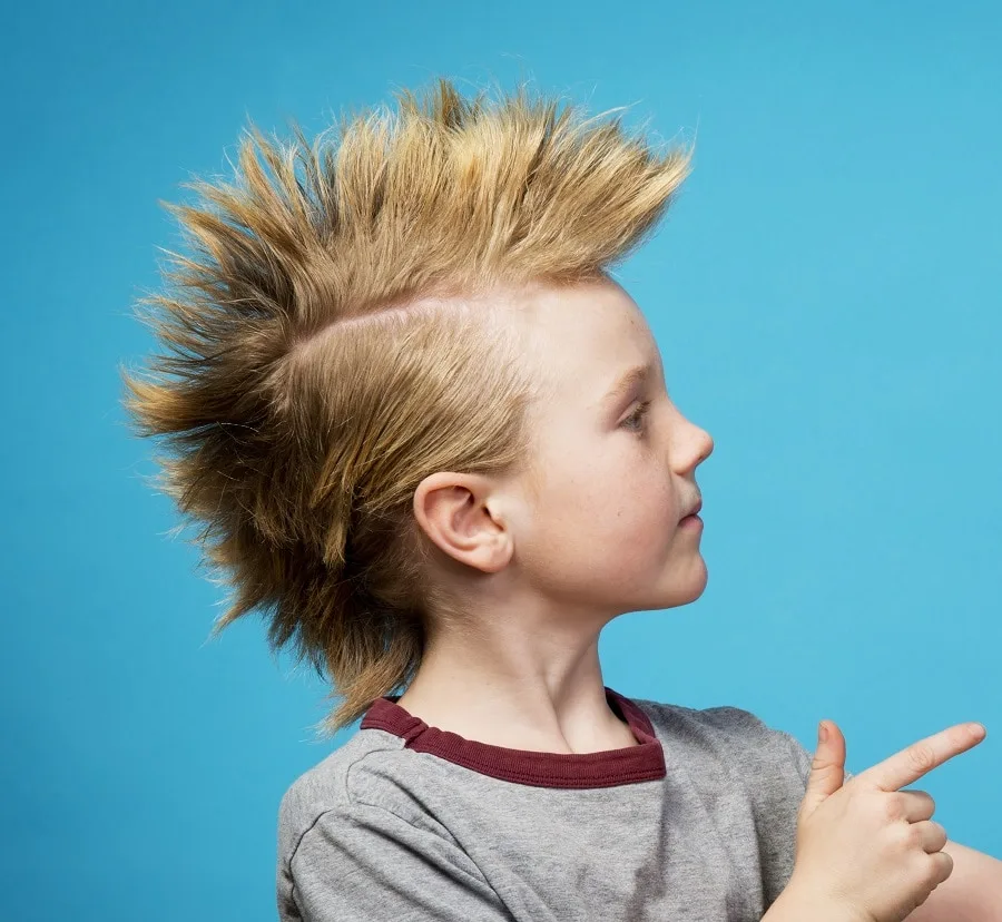 blonde mohawk for boys