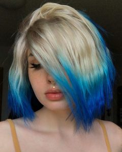 Blonde To Blue Ombre Hair 240x300 
