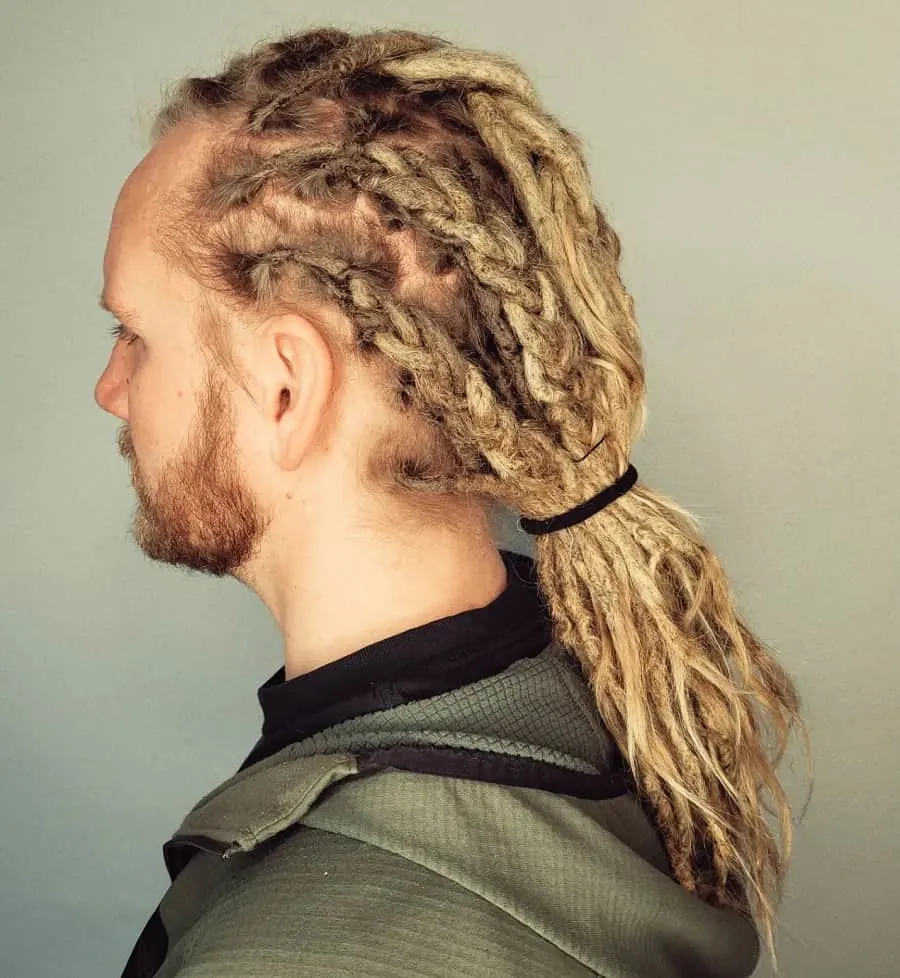 blonde viking dreadlocks