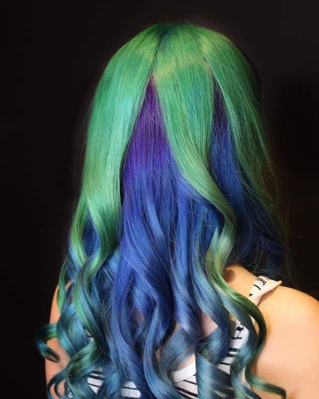 23 Modern Blue and Green Hair Color Ideas for 2022