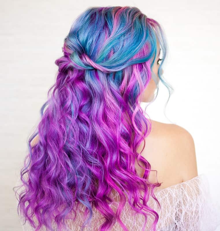 20 Purple Hair Color Ideas with all Shades and Tints of Purple