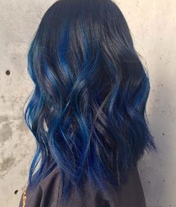 30 Sumptuous Blue Hair Highlights for Women – HairstyleCamp