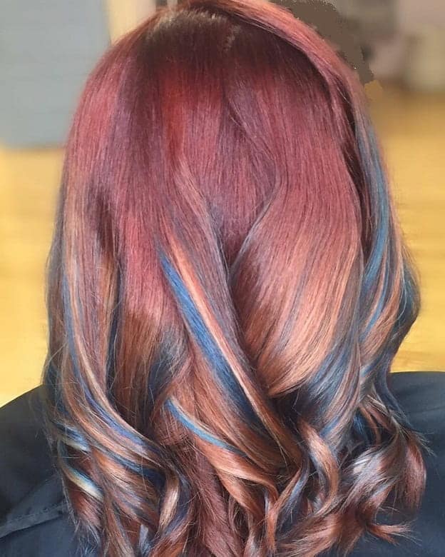 30 Sumptuous Blue Hair Highlights for Women – HairstyleCamp