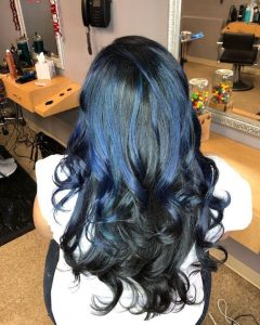 30 Sumptuous Blue Hair Highlights for Women – HairstyleCamp