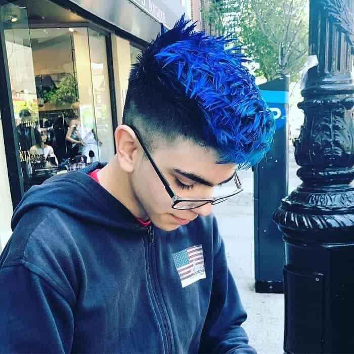 18 Blue Hairstyles for Men (2022 Hottest Trends) – HairstyleCamp
