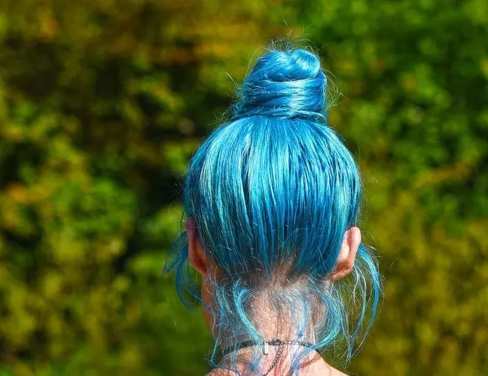 blue hair removal shampoo