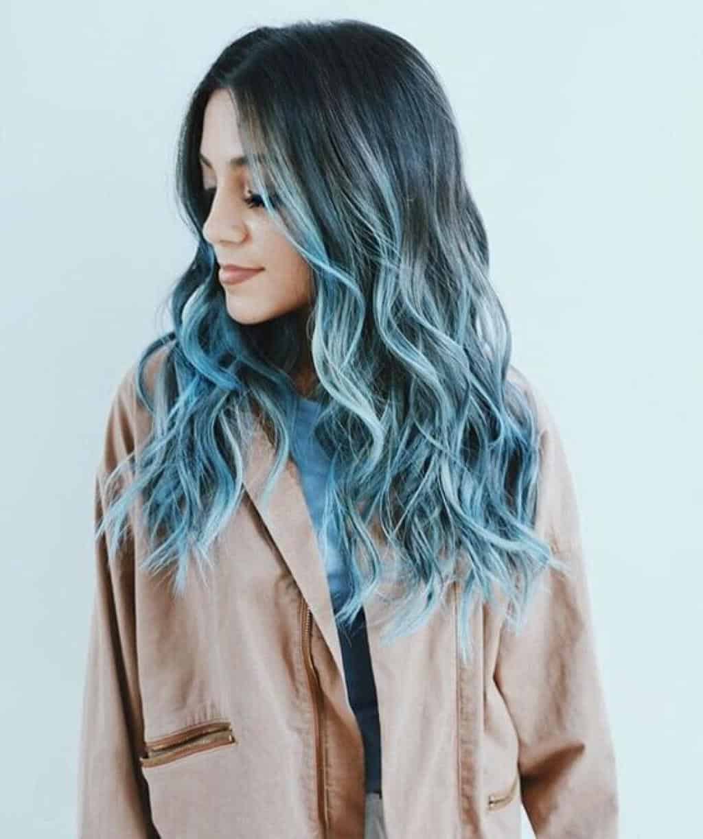 10 Black And Blue Ombre Hair Colors