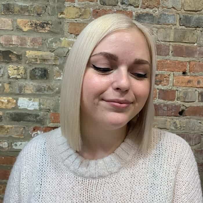 Blunt Bob for Round Face
