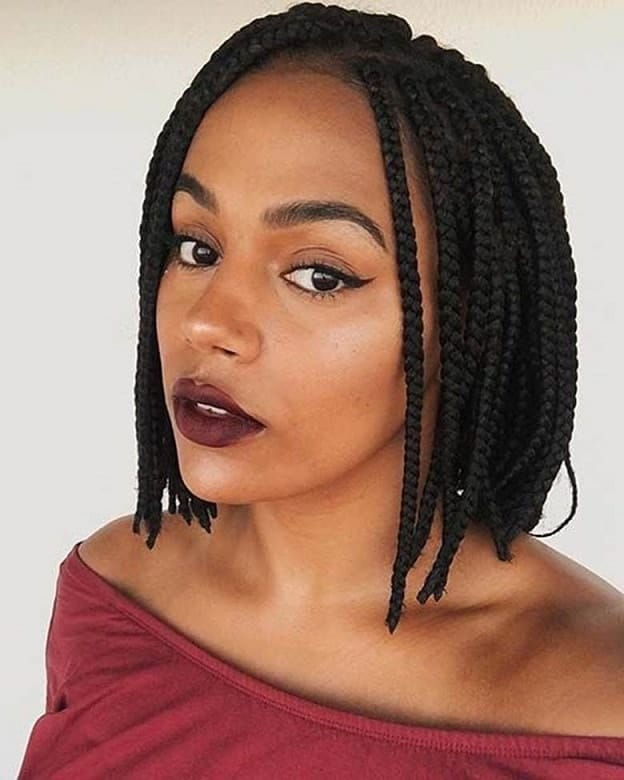 Bob with Crochet Box Braids