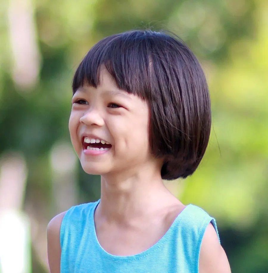 bob haircut for 4 years old girls