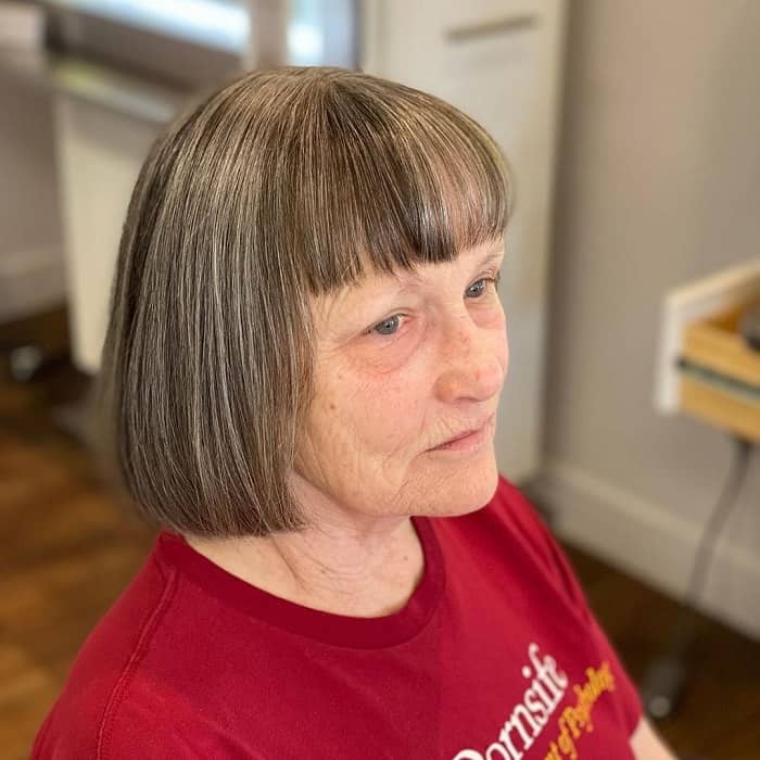 bob hairstyle for women over 60