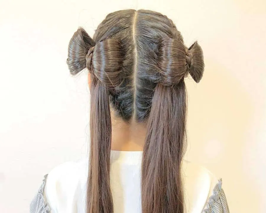 bow hairstyle for little girls