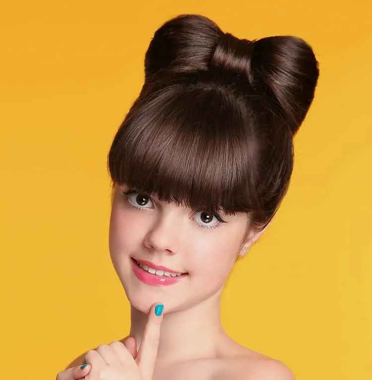 bow hairstyles for girls