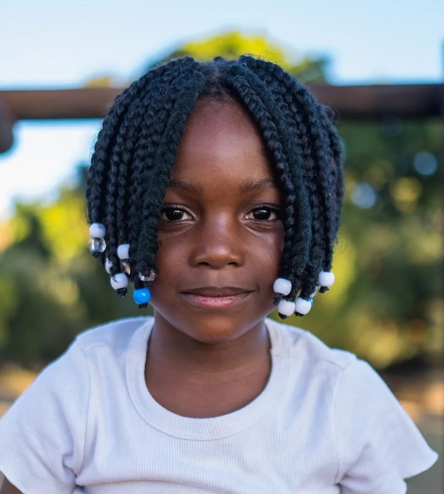 box braids for 5 year old black girls