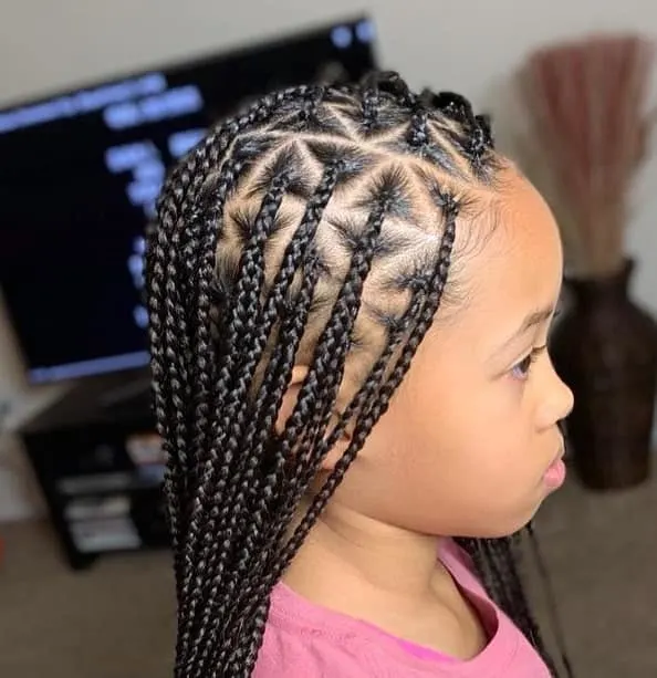 individual braids for kids