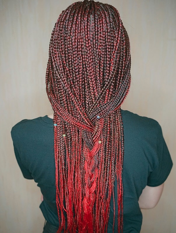 braid with box braids for white girls
