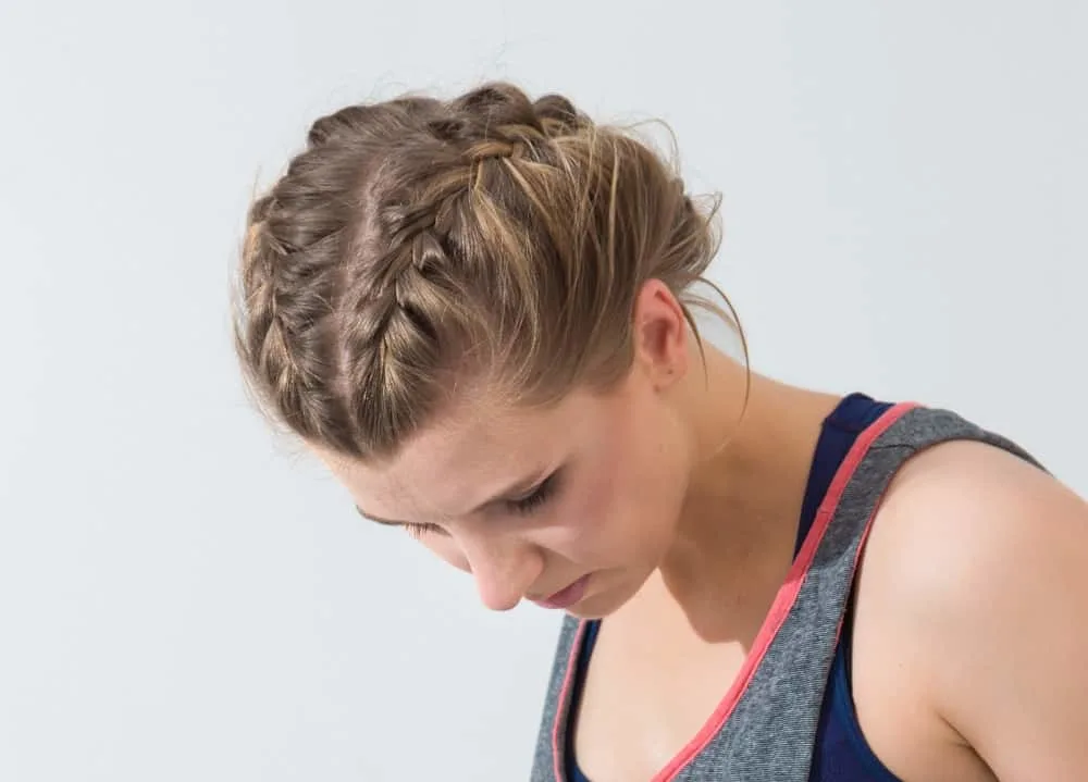 boxer braided updo