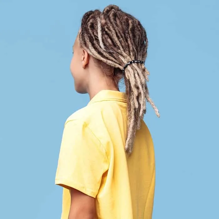 dreadlocks ponytail for boys