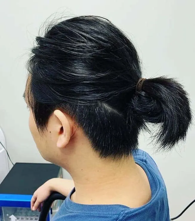 Ponytail with Undercut for Boys