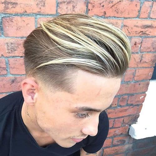blonde highights for boys