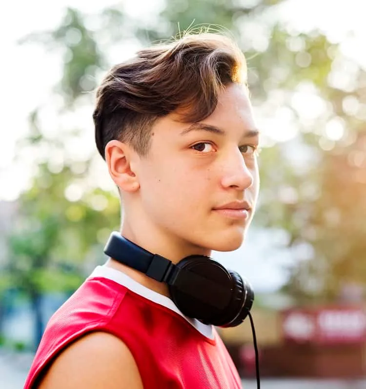 boy's hipster haircut