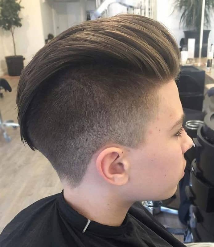 slick back undercut for boys