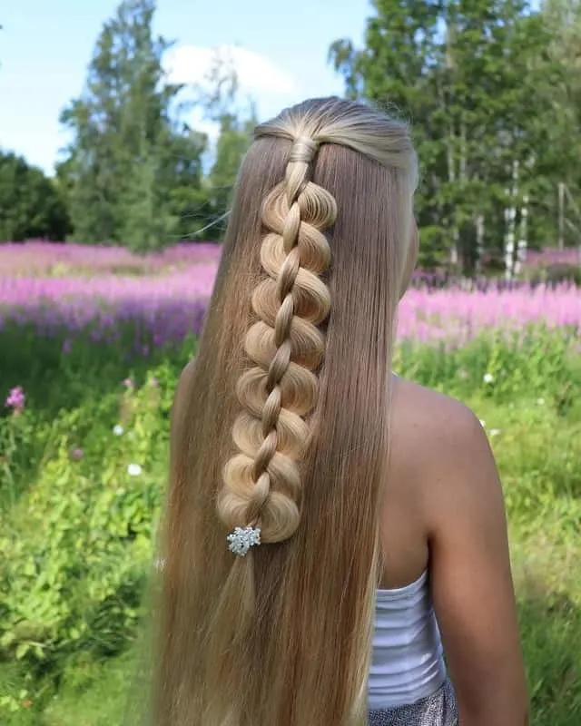 Braid for Long Blonde Hair