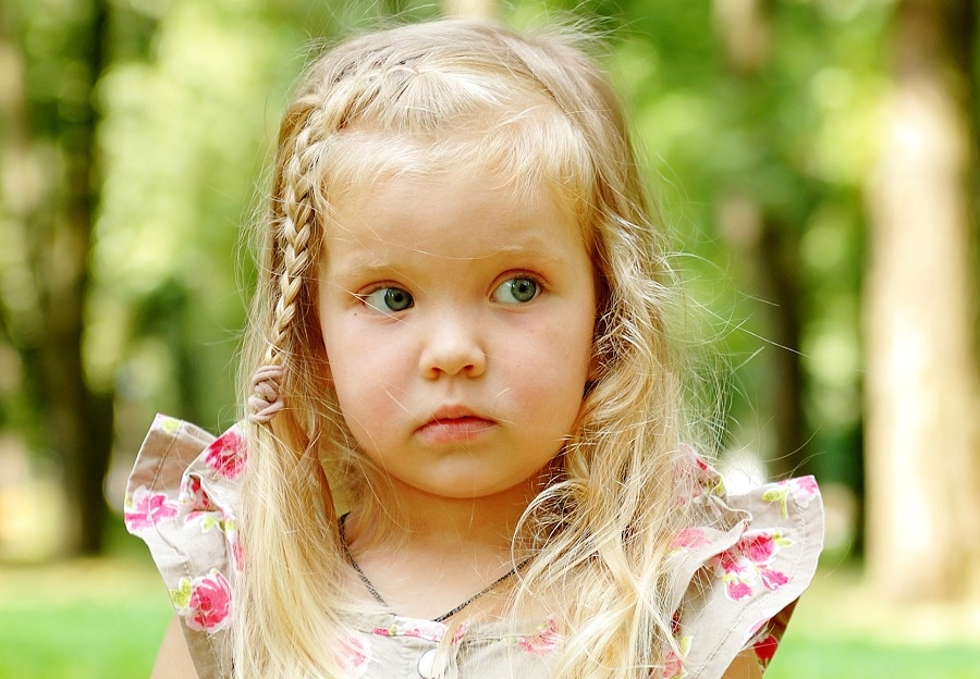 braid hairstyle for 3 year old girl