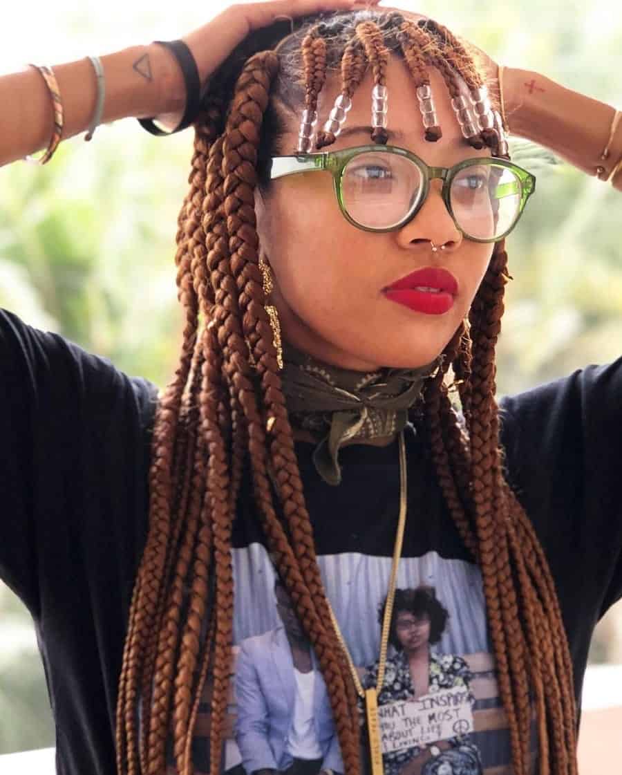 crochet braid with bangs