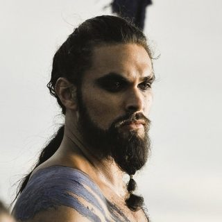 braided beard style by Khal Drogo
