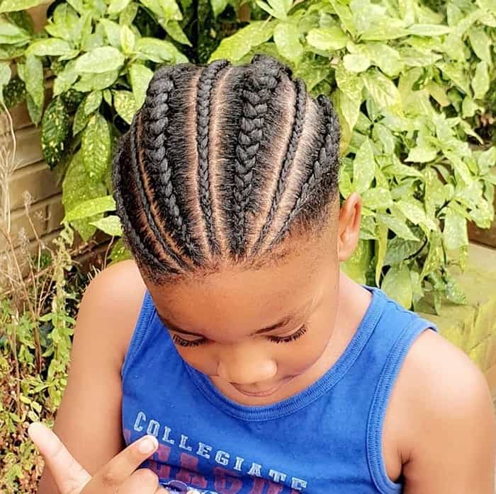 braided hair for 9 year old boy