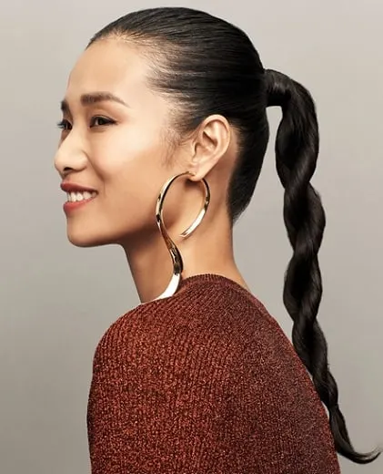 braided ponytail for women