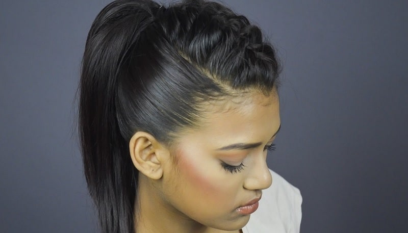 Messy Twisted Ponytail Hairstyle For CollegeSchoolFunction  YouTube   Twist ponytail Ponytail hairstyles easy Ponytail hairstyles