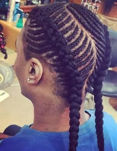 long braids for black men