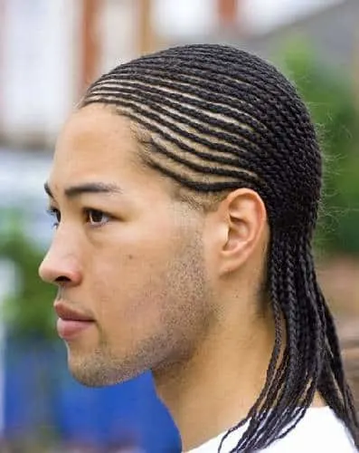 tiny cornrows for black men