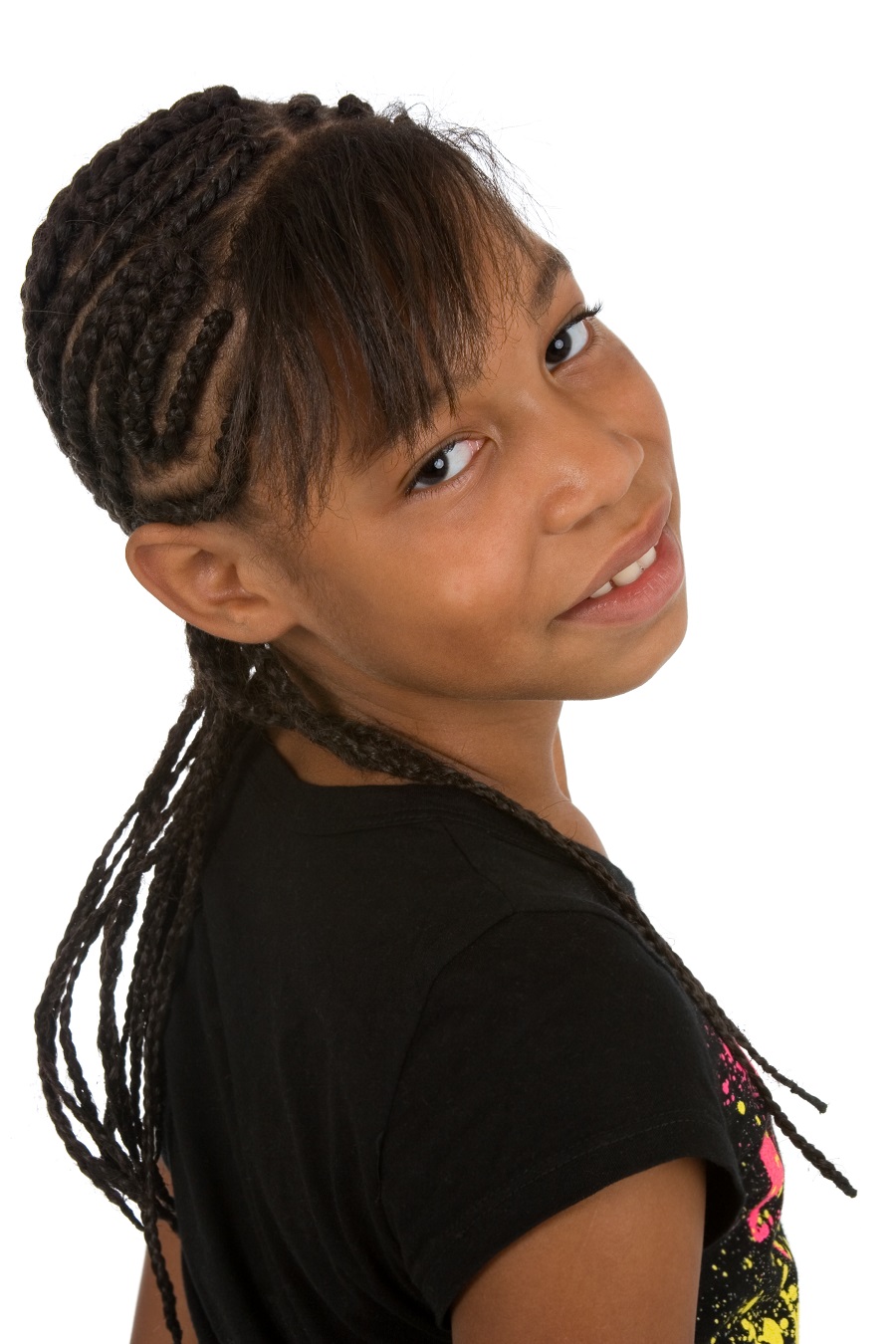 braided hairstyle for black teenage girls