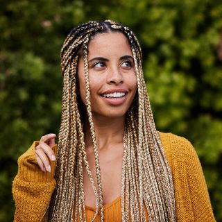 braided hairstyle for mixed girls