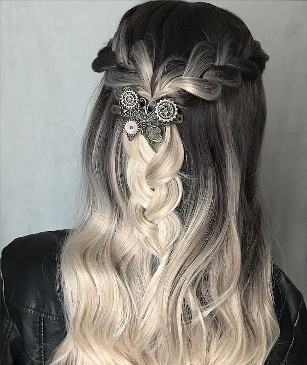 braided hairstyle for steampunk