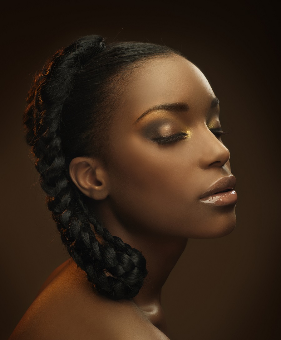 braided hairstyle for black girls