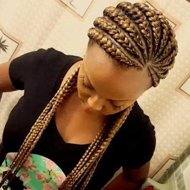 Ghana black girl braids
