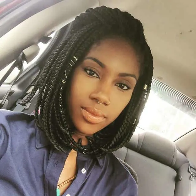 face framing braid styles for black girls