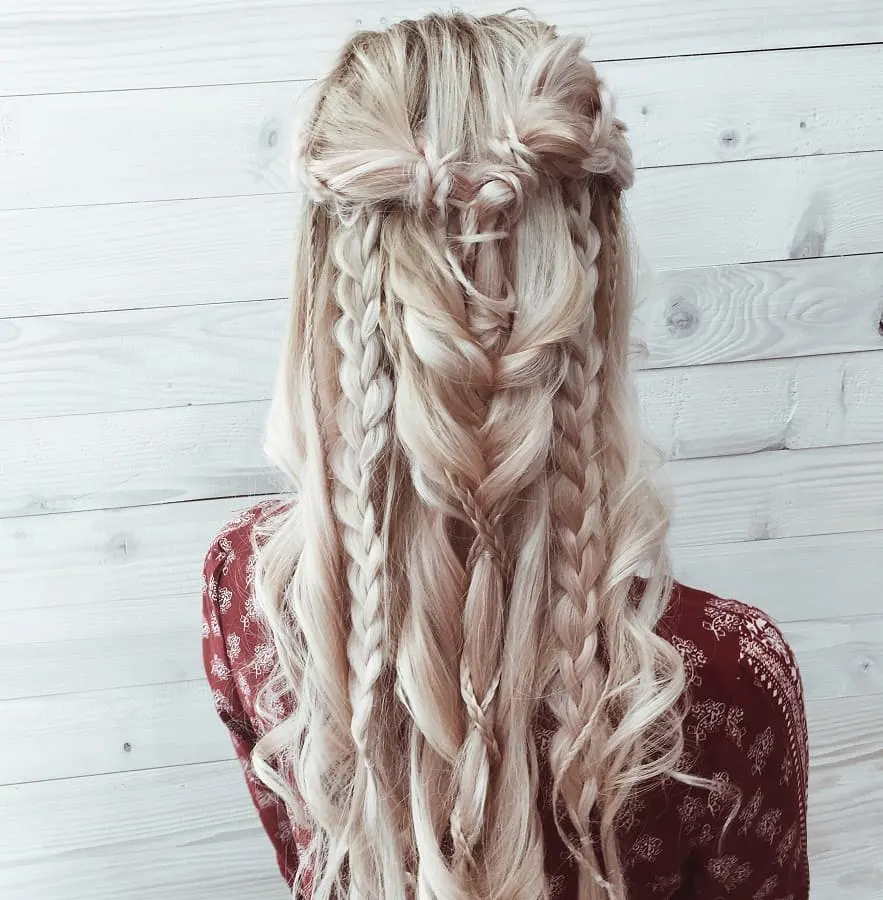 mermaid braids for white girls 